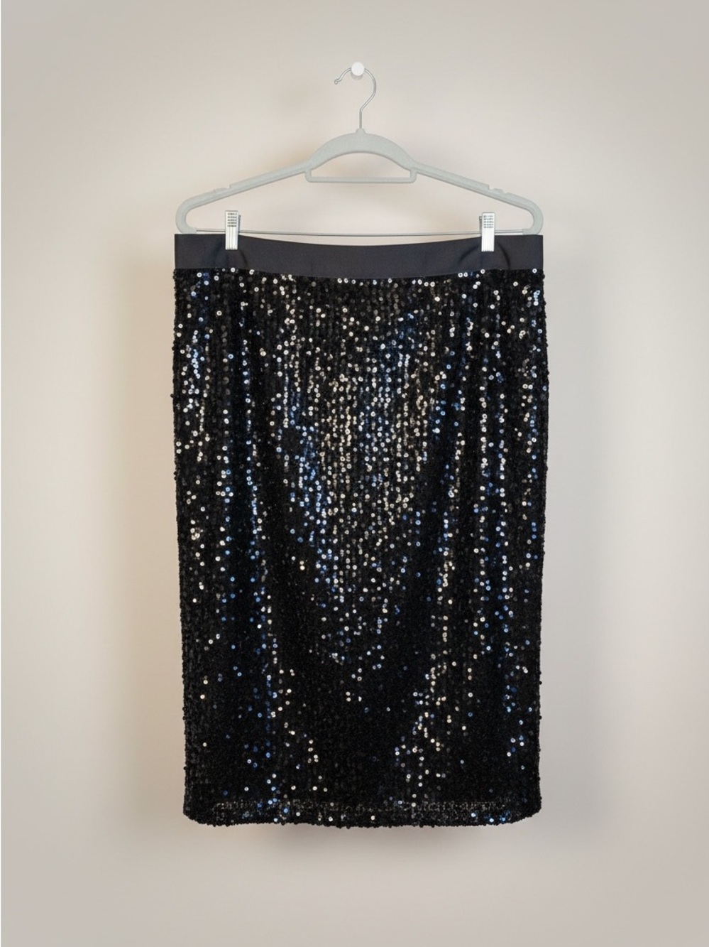 Simply Vera Vera Wang Sequin & Velvet Midi Skirt